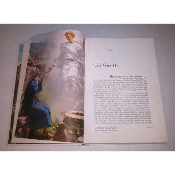 The Desire Of Ages By Ellen G. White Illustrated 1964 - Picture 4 of 5